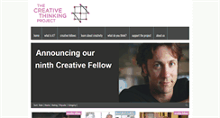 Desktop Screenshot of creativethinkingproject.org